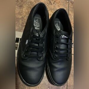 VANS 12 men’s skate Atwood black shoes skater sneakers $92 skateboard guys